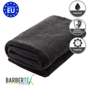 Friseurhandtuch schwarz langlebig