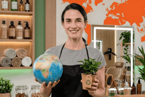 Nachhaltige Friseurumhänge